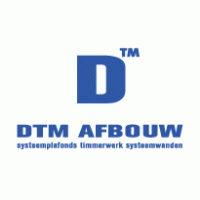 DTM Afbouw logo vector logo