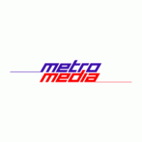 Metro media logo vector logo