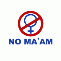 No Ma’am logo vector logo