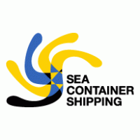 Sea Container Shipping logo vector logo