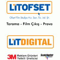 Litofset logo vector logo