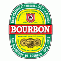 Bière Bourbon logo vector logo