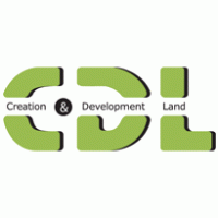 CDL Creation & Development Land logo vector logo