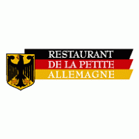 Restaurant De La Petite Allemagne logo vector logo