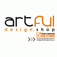 artful >>> design shop logo vector logo