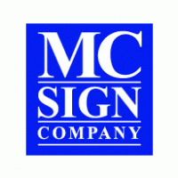 MC Sign Company logo vector logo