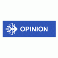 Opinion logo vector logo