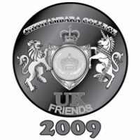 uk friend black logo vector logo