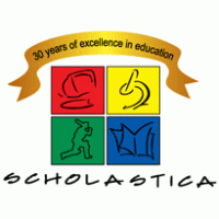 scholastica logo vector logo
