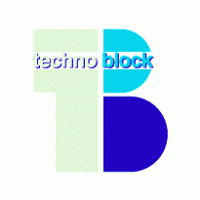 Techno Block logo vector logo