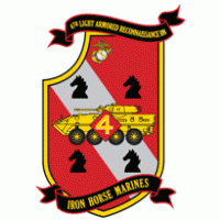 4th Light Armored Reconnaissance Battalion USMCR logo vector logo