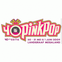 40 Jaar PinkPop logo vector logo