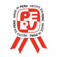 Hecho en Peru escarapela logo vector logo