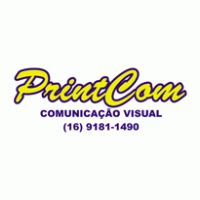PrintCom logo vector logo