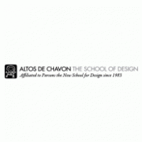 Altos de Chavon The School of Design logo vector logo
