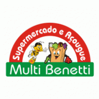Multi Benetti Supermercados logo vector logo