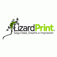 LizardPrint logo vector logo