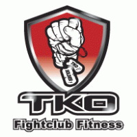 TKO Fightclub Fitness logo vector logo