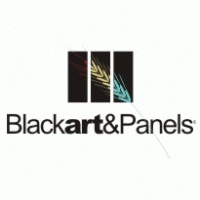 Blackart and Panels logo vector logo
