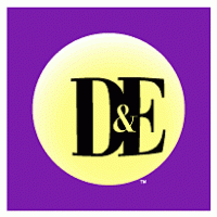 D&E Communications logo vector logo