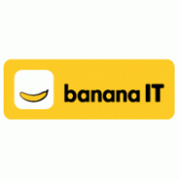 Banana IT logo vector logo