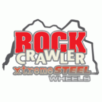 Rock Crawler extreme steel logo vector logo