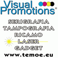 visual promotions snc logo vector logo