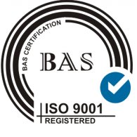 ISO BAS CERTIFICATION logo vector logo