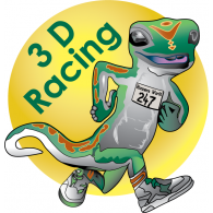 3D Racing logo vector logo