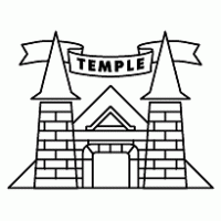 Temple logo vector logo