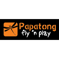 Papatong fly-n-play logo vector logo