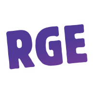 RGE reconnu garant de l’environnement logo vector logo