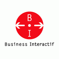 Business Interactif logo vector logo