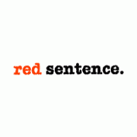 Red Sentence logo vector logo