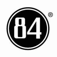 84 logo vector logo