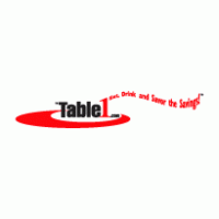 Table1.com logo vector logo