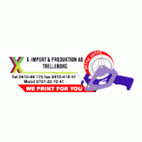 X-Import & Production AB logo vector logo