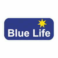Blue Life logo vector logo
