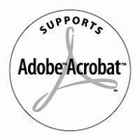 Adobe Acrobat Supports logo vector logo