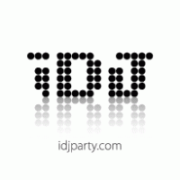 iDJ party logo vector logo