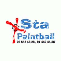 STA_PaintBall logo vector logo
