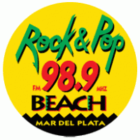 Rock & Pop Beach logo vector logo