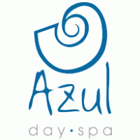azul day spa logo vector logo