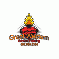 Great Western Screen Printing logo vector logo