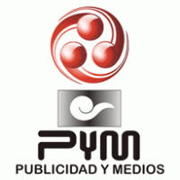 PyM publicidad y medios logo vector logo