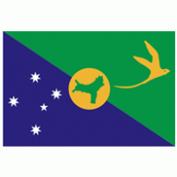 Flag of Christmas Island logo vector logo