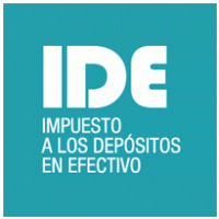 IDE impuesto logo vector logo