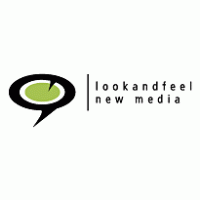 lookandfeel new media logo vector logo