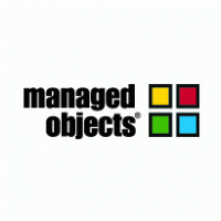 Managed Objects logo vector logo