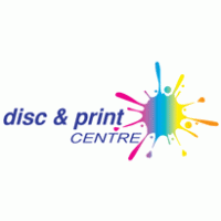 Disc & Print Centre logo vector logo